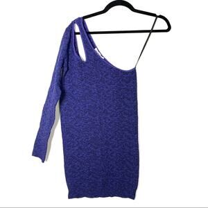 NWT BCBGeneration periblue blue Bodycon 1 sleeve dress